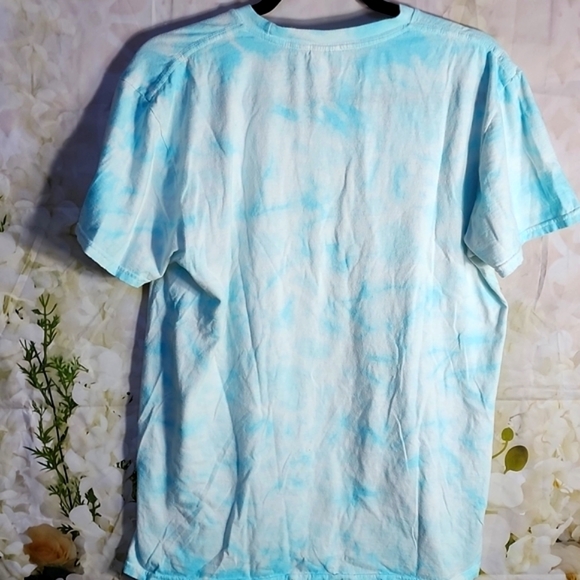 VINTAGE Walt Disney World Light blue Tie dye graphic tee Size M - Picture 7 of 7
